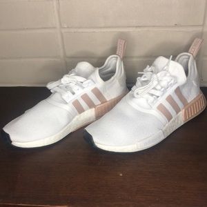 ADIDAS Women NMD R1  pink and white sz 9